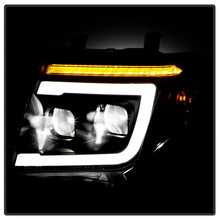 画像をギャラリービューアに読み込む, Spyder Apex 05-08 Nissan Frontier High-Power LED Module Headlights - Black (PRO-YD-NF05AP-SEQGR-BK)