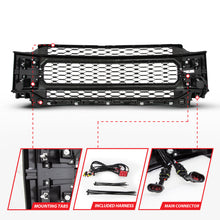 画像をギャラリービューアに読み込む, ANZO 21-23 Ford F150 Black Housing Full LED Light Tube Front Grille
