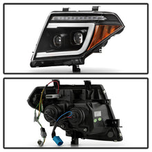 画像をギャラリービューアに読み込む, Spyder 05-08 Nissan Frontier/05-07 Pathfinder Projector Headlights - BLK (PRO-YD-NF05V2SI-SEQGR-BK)
