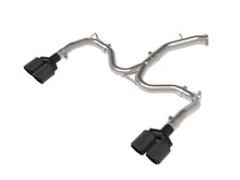 画像をギャラリービューアに読み込む, aFe 22-24 Kia Forte GT 1.6L 3in-2.5in 304 Stainless Steel Axle-Back Exhaust w/ Carbon Fiber Tips