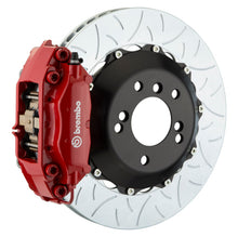画像をギャラリービューアに読み込む, Brembo 12-15 335i/335i xDrive Exc MSport Brakes Rr GT BBK 4Pis Cast 345x28 2pc Rtr Slot Type3-Red