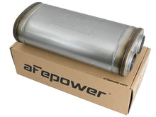 画像をギャラリービューアに読み込む, aFe MACH Force-Xp Muffler 2-1/2 IN ID Offset/Dual x 18 IN L x 8 IN W x 5 IN H - Oval Body