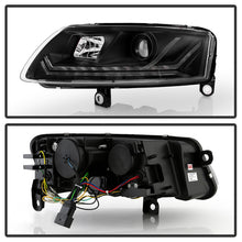 画像をギャラリービューアに読み込む, Spyder 05-08 Audi A6 Projector Headlights - (PRO-YD-ADA605V3-SEQ-BK)