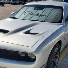 画像をギャラリービューアに読み込む, Covercraft 15-23 Dodge Challenger UVS100 Custom Sunscreen with Dodge Challenger logo
