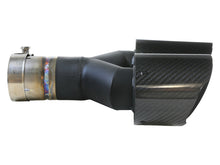 画像をギャラリービューアに読み込む, aFe Takeda 2.5in 304 Stainless Steel Clamp-on Exhaust Tip Driver side 2.5in Inlet 4in Dual-Carbon