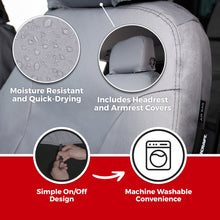 画像をギャラリービューアに読み込む, Covercraft 21-26 Hyundai Sonata SeatSaver Custom Seat Cover - Polycotton Charcoal