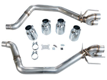 画像をギャラリービューアに読み込む, AWE Tuning 05-07 C6 Chevrolet Corvette 6.0L Track Edition Axle-Back Exhaust w/ Chrome Silver Tips