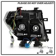 画像をギャラリービューアに読み込む, Spyder 05-08 Nissan Frontier/05-07 Pathfinder Projector Headlights - BLK (PRO-YD-NF05V2SI-SEQGR-BK)