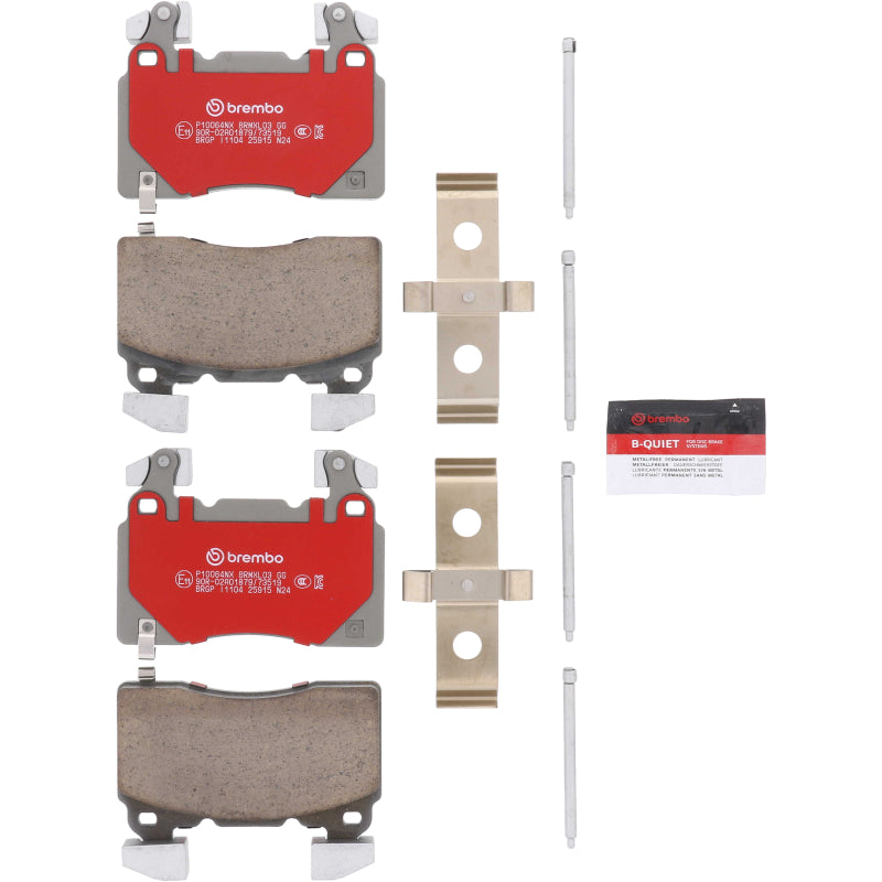 Brembo 09-15 Chevrolet Camaro / 13-19 Chevrolet Corvette (C7) Xtra Ceramic Brake Pad - Front