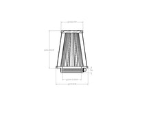 画像をギャラリービューアに読み込む, aFe POWER Universal Clamp-On Air Filter w/ D2 Dura-Dry Media - 3in F x 5in B x 3-1/2in T x 6in H