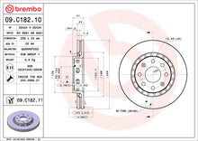 画像をギャラリービューアに読み込む, Brembo OE 09-10 Pontiac G3/2009 G3 Wave/05-08 Wave/05-07 Wave5 Standard Brake Disc - Front
