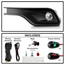 画像をギャラリービューアに読み込む, Spyder 22-25 Jeep Compass OEM Style Fog Lights w/Switch - Clear (FL-JCOM22-C)