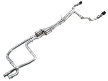画像をギャラリービューアに読み込む, AWE Tuning 2025+ RAM 1500 RHO 3.0 I6 TT 0FG Dual Rear Exit Cat-Back Exhaust - Diamond Black Tips
