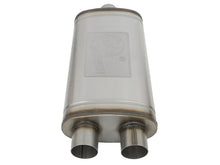 画像をギャラリービューアに読み込む, aFe MACH Force-Xp Muffler 3 IN ID Center/Dual-Outlet x 11 IN W x 6 IN H x 22 IN L - Oval Body