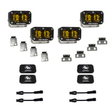 画像をギャラリービューアに読み込む, Baja Designs 21-22 Ford F-150 Raptor S2 SAE Dual Fog Pocket Light Kit - Amber