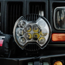 画像をギャラリービューアに読み込む, KC HiLiTES SlimLite 6in Light Shield - SAE Driving Beam - Clear