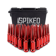 画像をギャラリービューアに読み込む, Mishimoto Mishimoto Steel Spiked Lug Nuts M14 x 1.5 32pc Set Red