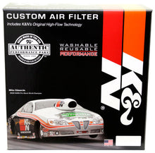 画像をギャラリービューアに読み込む, K&amp;N Round Air Filter Assembly 5-1/8in FLG 11in OD 3-3/8in