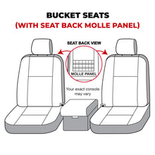 画像をギャラリービューアに読み込む, Covercraft 21-24 Ford Bronco Polycotton SeatSaver Custom Front Row Seat Covers - Taupe
