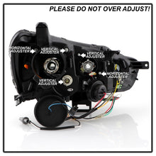 画像をギャラリービューアに読み込む, Spyder 08-17 Mitsubishi Lancer EVO 10 Projector Headlights - Black (PRO-YD-ML08V2SI-SEQ-BK)