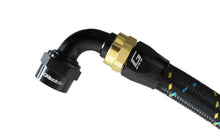 画像をギャラリービューアに読み込む, GReddy AN10 90 Degree Swivel Hose End - Black/Gold Anodized