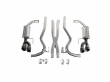 画像をギャラリービューアに読み込む, Roush 18-23 Mustang 5.0L V8 Black Tip Cat Back Exhaust Kit (Quad Tip Non-Active)