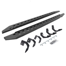 画像をギャラリービューアに読み込む, Go Rhino 19-22 Ram 1500 CC 4DR (Not Classic) RB20 Slim Running Boards Kit (w/Brackets) - Tex. Blk