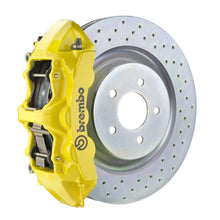 画像をギャラリービューアに読み込む, Brembo 66-89 911S/SC/Carrera Front GT BBK 4 Piston Cast 323x28 1pc Rotor Drilled- Yellow