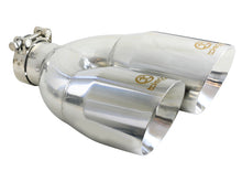 画像をギャラリービューアに読み込む, aFe Takeda 2.5in 304 Stainless Steel Clamp-on Exhaust Tip Drivers Side 2.5in Inlet 4inDual- Polished