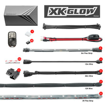 画像をギャラリービューアに読み込む, XK Glow Flex Strips 2 Million Color XKGLOW LED Accent Light Marine/Boat Kit 6x36In Strips + 6x 10In