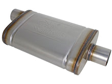 画像をギャラリービューアに読み込む, aFe MACH Force-Xp Muffler 2-1/2 IN ID Offset/Center x 9 IN W x 4 IN H x 14 IN L - Oval Body