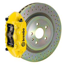 画像をギャラリービューアに読み込む, Brembo 11-18 Focus/13-18 Focus ST Front GT BBK 4 Piston Cast 336 x28 1pc Rotor Drilled- Yellow