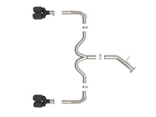 画像をギャラリービューアに読み込む, aFe 22-24 Kia Forte GT 1.6L 3in-2.5in 304 Stainless Steel Axle-Back Exhaust w/ Carbon Fiber Tips