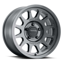 画像をギャラリービューアに読み込む, Method MR703 17x9 / -12mm Offset / 108mm Bore / 5x5.5 BP / 4.8in BS - Gloss Titanium Wheel