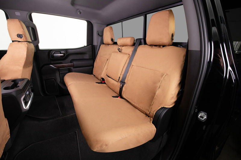 Covercraft 00-03 Toyota Tundra Polycotton SeatSaver Custom Front Row Seat Covers - Tan