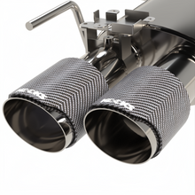 画像をギャラリービューアに読み込む, Kooks 18-24 Ford Mustang GT 5.0 3in. Valved Touring Cat-Back Exhaust - Carbon Tips