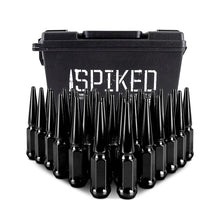 画像をギャラリービューアに読み込む, Mishimoto Mishimoto Steel Spiked Lug Nuts M14 x 1.5 32pc Set Black
