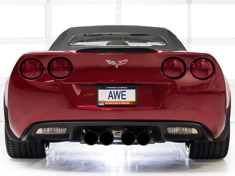 AWE Tuning 09-13 Chevrolet Corvette 6.2L Touring Edition Axle-Back Exhaust w/ Diamond Black Tips