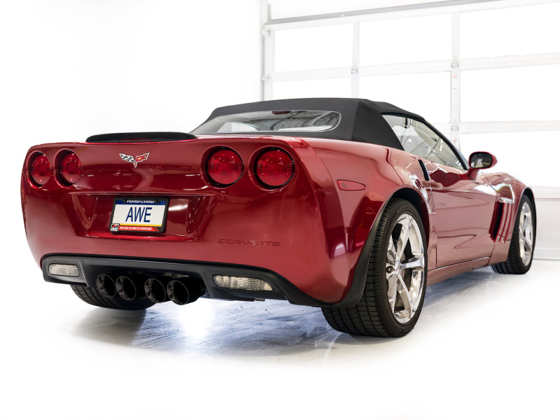 AWE Tuning 09-13 Chevrolet Corvette 6.2L Touring Edition Axle-Back Exhaust w/ Diamond Black Tips