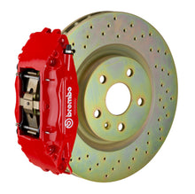 画像をギャラリービューアに読み込む, Brembo 12-16 FR-S/12-20 BRZ/22+ GR86 Front GT BBK 4 Piston Cast 2pc 326 x30 1pc Rotor Drilled-Red