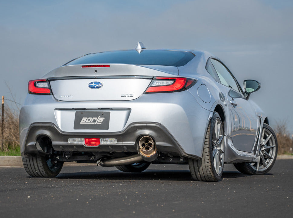 Borla 2022+ Subaru BRZ / 2022+ Toyota GR86 ATAK Cat Back Exhaust - 4.5in Stainless Tips