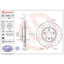 画像をギャラリービューアに読み込む, Brembo OE 01-17 BMW 1 Series (F52) Front Premium Xtra Cross Drilled UV Coated Rotor