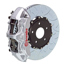 画像をギャラリービューアに読み込む, Brembo 02-21 WRX Front GT BBK 6 Piston Cast 350x34 2pc Rotor Slotted Type3-Silver