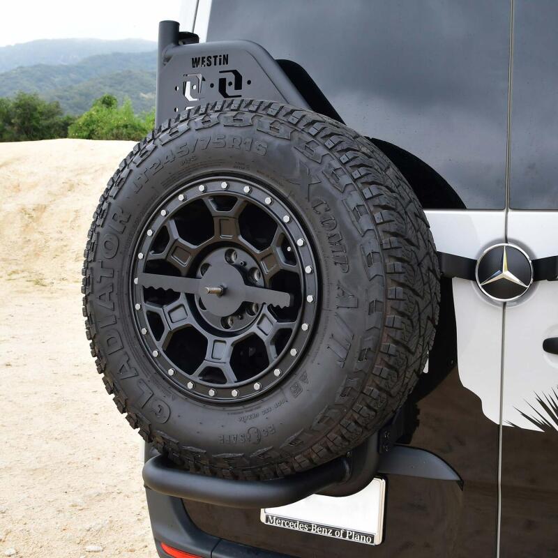 Westin 19-24 Mercedes-Benz Sprinter Accessory Carrier For XTS - Rear Driver Side - Textured Black