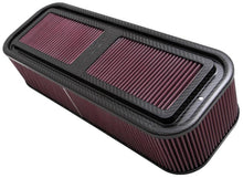画像をギャラリービューアに読み込む, K&amp;N Carbon Fiber Air Box Medium 4in h Air Box Only No Base