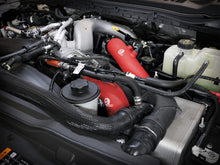 画像をギャラリービューアに読み込む, aFe 23-25 Ford F250/F350 Super Duty V8-6.7L BladeRunner Aluminum Hot &amp; Cold Charge Pipe Kit - Red