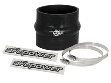 画像をギャラリービューアに読み込む, aFe Magnum FORCE Intake Coupling Kit (3-1/4IN ID to 3-1/8IN ID x 3IN L)Straight Coupler w Hump Black