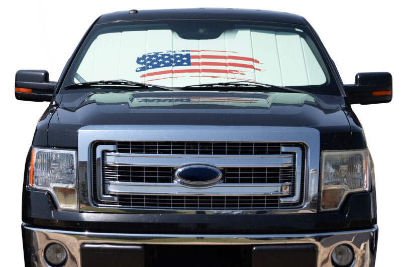 Covercraft 24-26 Mercedes-Benz AMG American Flag UVS100 Premier Custom Sunscreen - Centered Logo