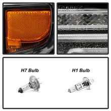 画像をギャラリービューアに読み込む, Spyder 20-23 Chevy Silverado 2500/3500 Proj Headlights - LED DRL - Black PRO-YD-CSHD20SI-SEQ-BK