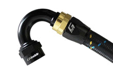 画像をギャラリービューアに読み込む, GReddy AN12 150 DEGREE HOSE END SWIVEL BLACK/GOLD ANODIZED